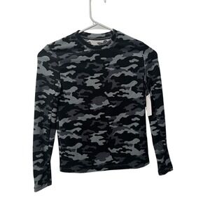 Cuddl Duds‎ Boys Camouflage Thermal Long Sleeve Shirt Base Layer Size Medium